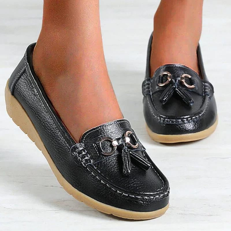 Women's Orthopedic Loafers – Comfortable Leather Slip-Ons with Ergonomic Support 7