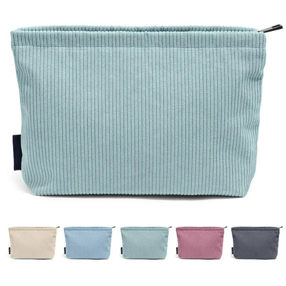 Travel Makeup Bag – Large Capacity Portable Cosmetic Organizer with Zipper for Women-TRUZENIC