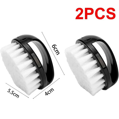 TRUZENIC 2pcs Nail Dust Cleaning Brushes – Hard Bristles Manicure and DIY Nail Care Tools