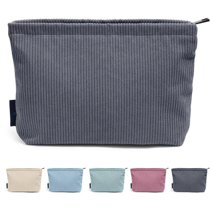 Travel Makeup Bag – Large Capacity Portable Cosmetic Organizer with Zipper for Women-TRUZENIC