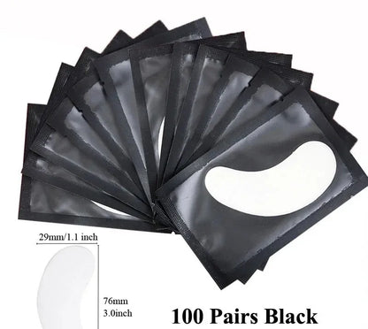 TRUZENIC 100-Pair Eye Patch Set – Under-Eyelash Stickers for Lash Extensions & Eyelid Protection