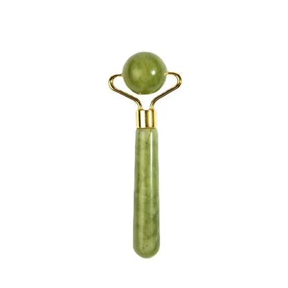 Natural Jade Roller, Double-End Facial Massage Tool for Face, Body, and Foot Care-TRUZENIC
