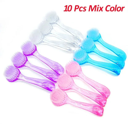 Nail Cleaning Brush Set – 10 Pcs Round Head Dust Remover Brushes for Manicure and Acrylic Nail Care-TRUZENIC