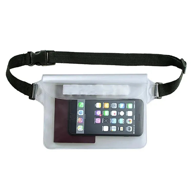 TRUZENIC Waterproof Sports Bag – Shoulder & Waist Pouch for Swimming, Diving, Beach & Outdoor Activities