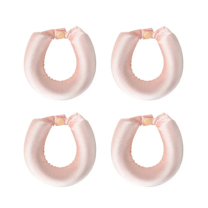 TRUZENIC Heatless Satin Hair Curlers – No-Heat Headband for Soft Overnight Curls