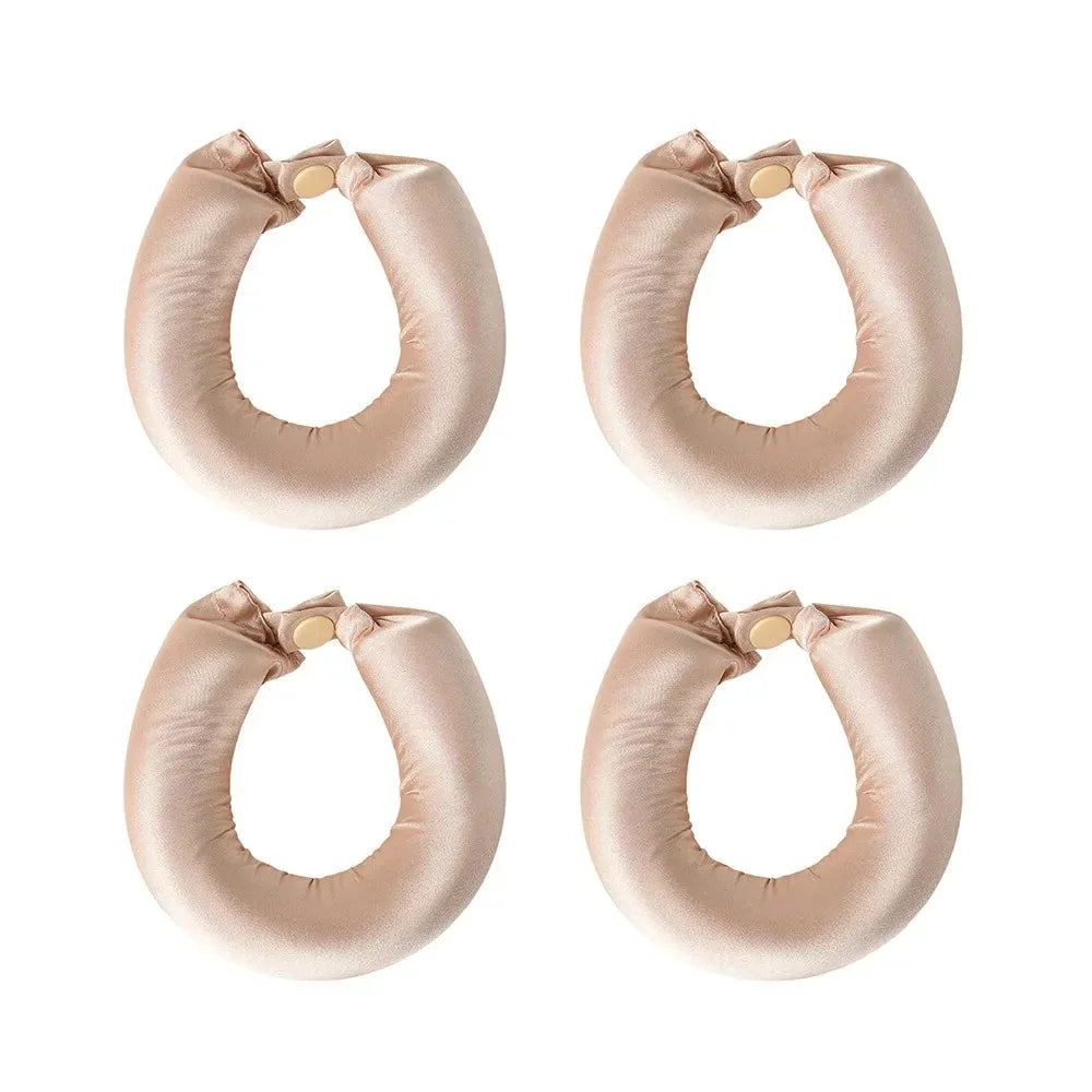 TRUZENIC Heatless Satin Hair Curlers – No-Heat Headband for Soft Overnight Curls