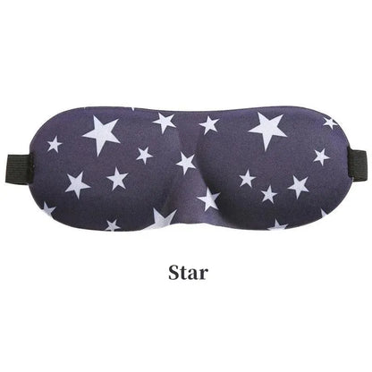 Soft Padded Sleep Mask – Light-Blocking Eye Cover for Rest, Travel, and Relaxation-TRUZENIC