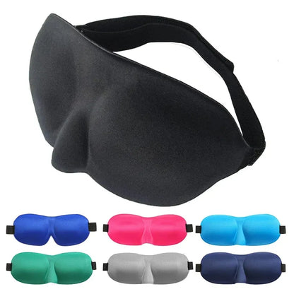 Soft Padded Sleep Mask – Light-Blocking Eye Cover for Rest, Travel, and Relaxation-TRUZENIC