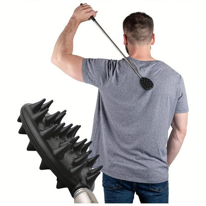 Extendable Cactus Back Scratcher – Retractable Itch Relief Stick with Dual Spike Sizes for Men and Women-TRUZENIC