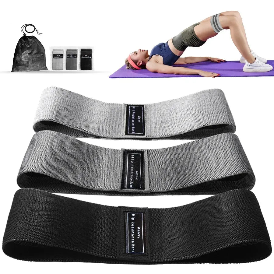 TRUZENIC Fabric Resistance Hip Bands – Glute & Thigh Workout Loops for Squats, Stretching & Fitness