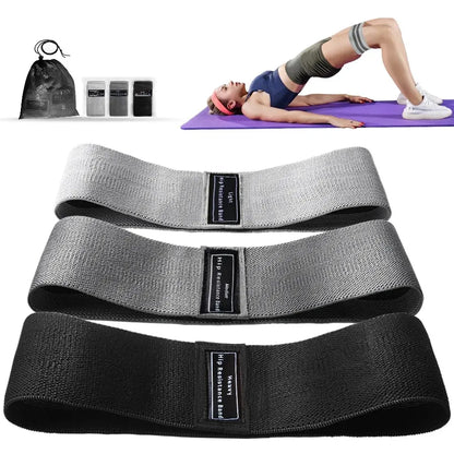 TRUZENIC Fabric Resistance Hip Bands – Glute & Thigh Workout Loops for Squats, Stretching & Fitness
