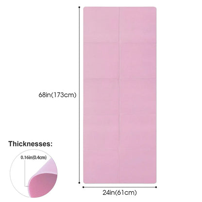 TRUZENIC 4mm Thick EVA Yoga Mat – Non-Slip Fitness Mat for Yoga, Pilates & Exercise