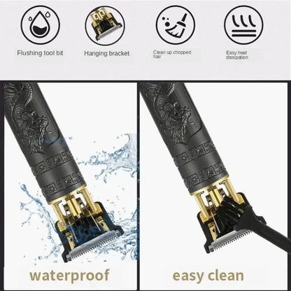 TRUZENIC Rechargeable Hair Clipper – Men’s Electric Shaver, USB Charging, Home & Barber Use