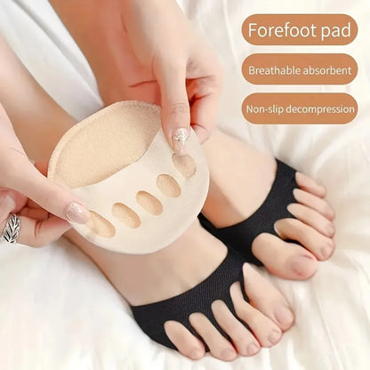 Invisible Forefoot Pads – Soft Non-Slip Metatarsal Cushions for High Heels and Daily Comfort-TRUZENIC
