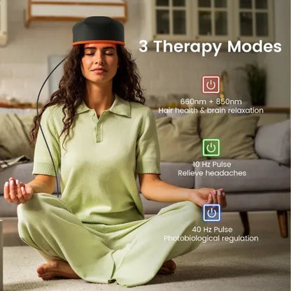 Red Light Therapy Hair Cap – Light Haircare Device for Scalp Wellness-TRUZENIC