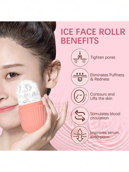 Ice Facial Roller – Reusable Ice Mold Beauty Tool for Eye Puffiness and Facial Cooling-TRUZENIC