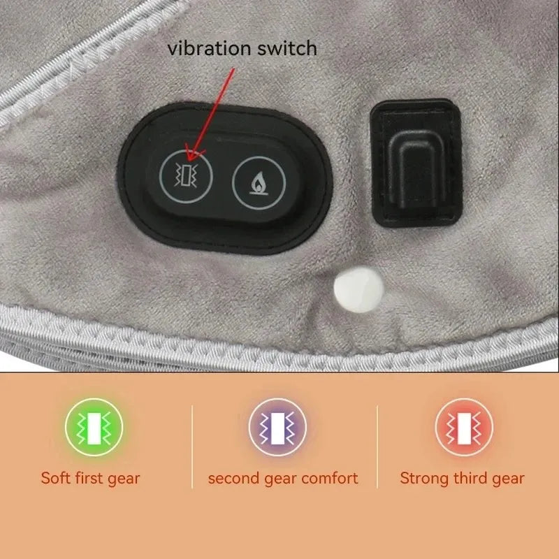Neck & Shoulder Massager – Heated Vibration Pad with Infrared Warming for Everyday Comfort & Relaxation-TRUZENIC
