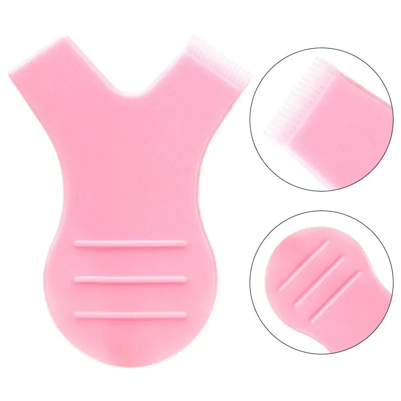 TRUZENIC Eyelash Brush Set – 10 Reusable Y-Shaped Lash Combs for Lifting, Curling, and Extensions