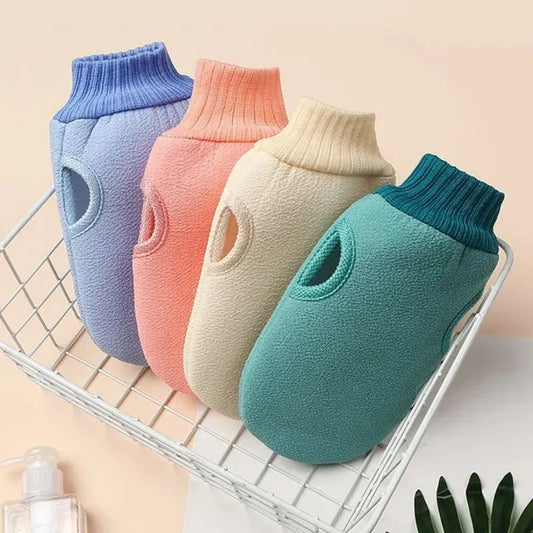 Exfoliating Shower Glove – Body Scrub Mitt for Peeling, Deep Cleaning & Spa-Like Bath Experience-TRUZENIC