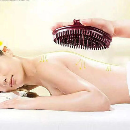 Body Massage Brush – Handheld Dry Brush for Back, Legs, and Skin Relaxation with Ergonomic Design-TRUZENIC
