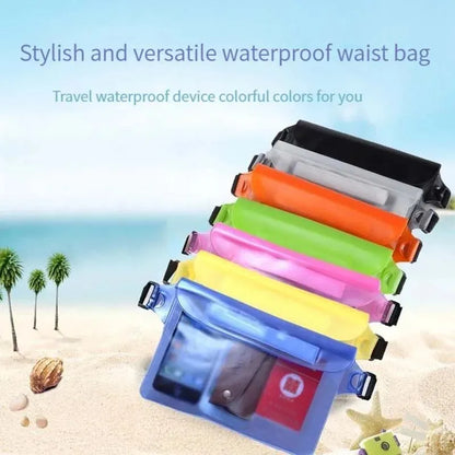 TRUZENIC Waterproof Sports Bag – Shoulder & Waist Pouch for Swimming, Diving, Beach & Outdoor Activities