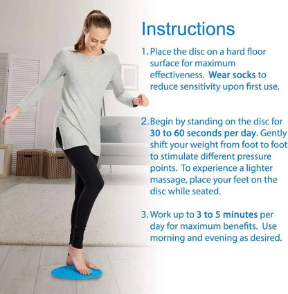 Foot Massage Mat – Walking Pad with Magnetic Discs & Pressure Point Design-TRUZENIC