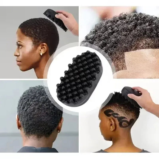 Hair Twist Sponge Brush – Styling Brush for Coils, Waves, Dreadlocks & Afro Hair-TRUZENIC