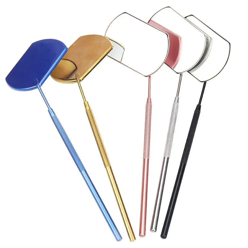 TRUZENIC Lash Extension Mirror – Long Handle Precision Eyelash Tool