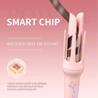 Automatic Hair Curler – 32mm Barrel with 4-Speed Heat Settings for Quick & Easy Styling-TRUZENIC