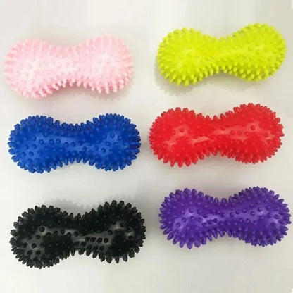 Foot Massage Roller Ball – Double Spiky Peanut Roller for Arch Support, Mobility, and Muscle Relaxation-TRUZENIC