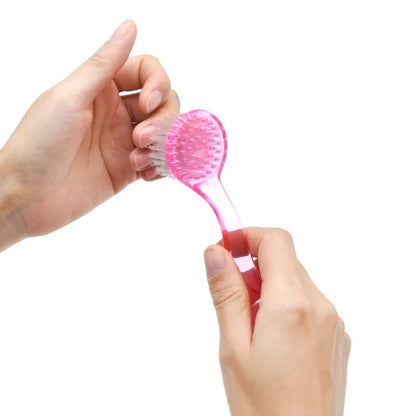 Nail Cleaning Brush Set – 10 Pcs Round Head Dust Remover Brushes for Manicure and Acrylic Nail Care-TRUZENIC
