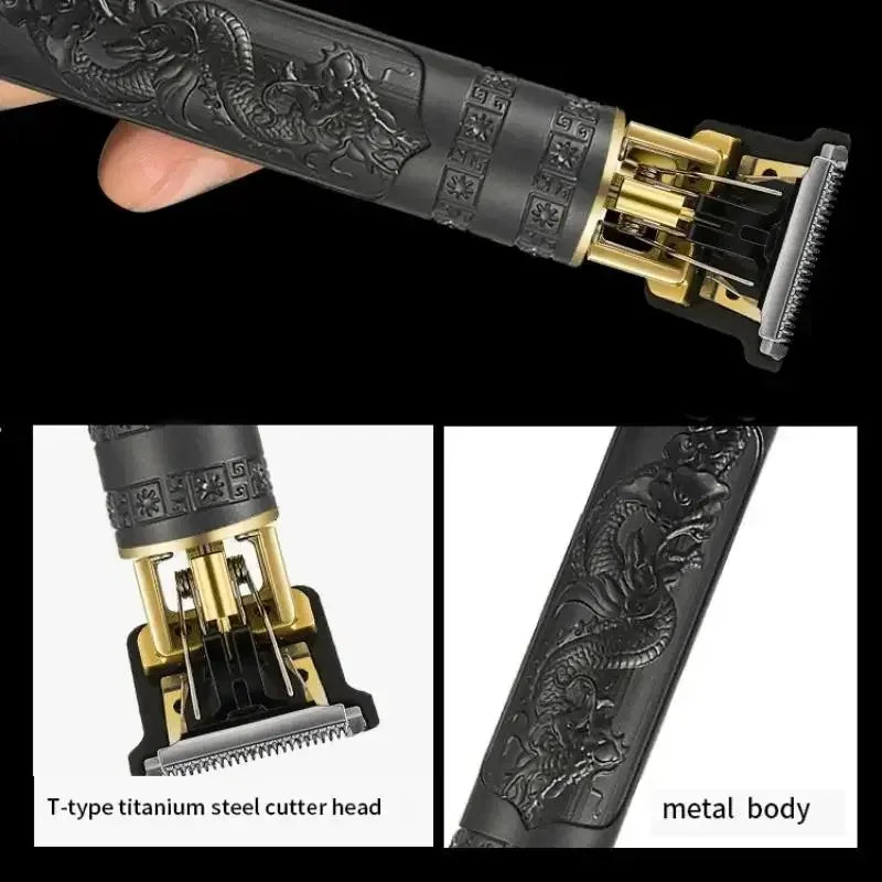 TRUZENIC Rechargeable Hair Clipper – Men’s Electric Shaver, USB Charging, Home & Barber Use