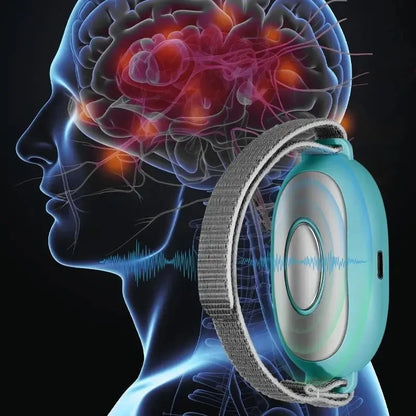 Microcurrent Sleep Aid Device, EMS Sleep Instrument & Palm Pulse Massager-TRUZENIC