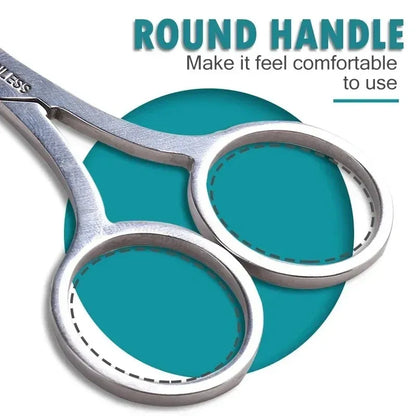 TRUZENIC Eyebrow and Eyelash Scissors – Facial Hair and Cuticle Trimmer Beauty Tool