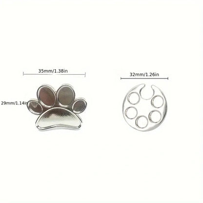 TRUZENIC Mini Nail Art Mixing Ring – Footprint Palette for Acrylic Paints & Nail Polishes