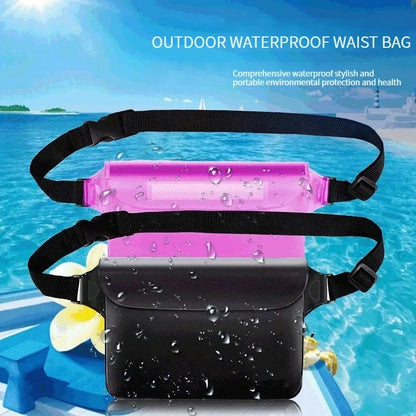 TRUZENIC Waterproof Sports Bag – Shoulder & Waist Pouch for Swimming, Diving, Beach & Outdoor Activities