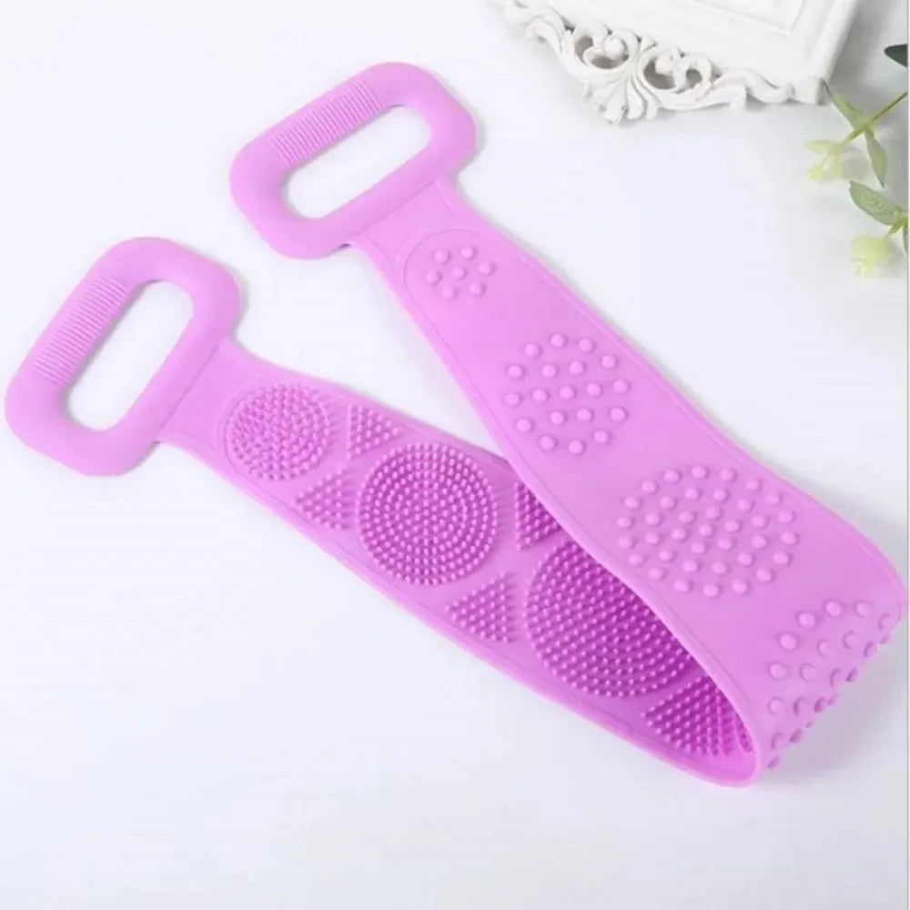 TRUZENIC Silicone Body Scrubber – Exfoliating Back & Bath Brush for Shower and Skin Care
