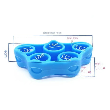 TRUZENIC Hand Grip & Finger Exerciser – Silicone Resistance Trainer for Hands, Fingers, and Wrist Strength
