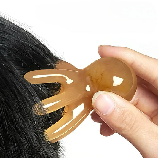 Scalp Massager – Portable Resin Head Massage Comb for Relaxation and Scalp Care-TRUZENIC