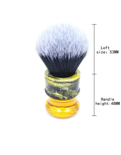 Wet Shaving Brush for Men – Synthetic Fiber with Resin Handle-TRUZENIC