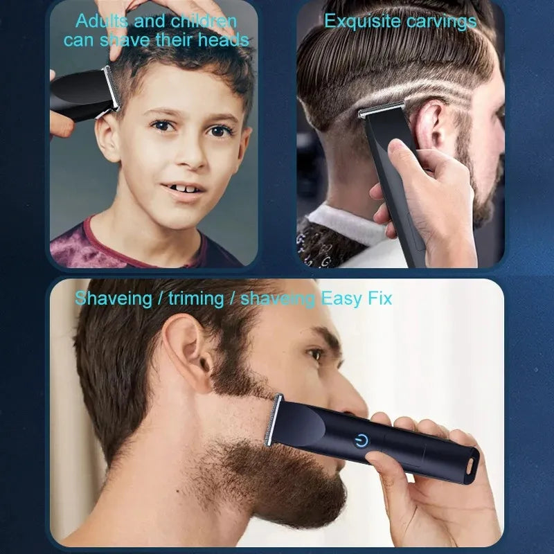 TRUZENIC Rechargeable Hair Clipper – Men’s Electric Shaver, USB Charging, Home & Barber Use