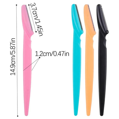 Portable Eyebrow Trimmer Razor – Facial Hair Shaver and Shaping Tool for Women’s Grooming and Makeup-TRUZENIC