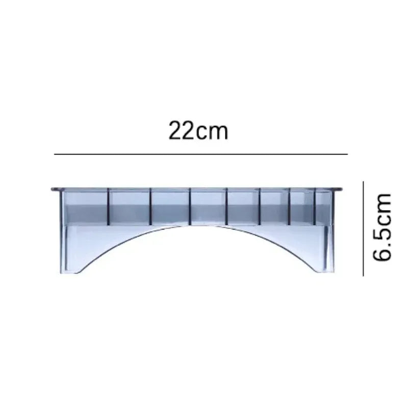 TRUZENIC 8-Slot Hair Clipper Guard Storage Box – Universal Guide Comb Organizer