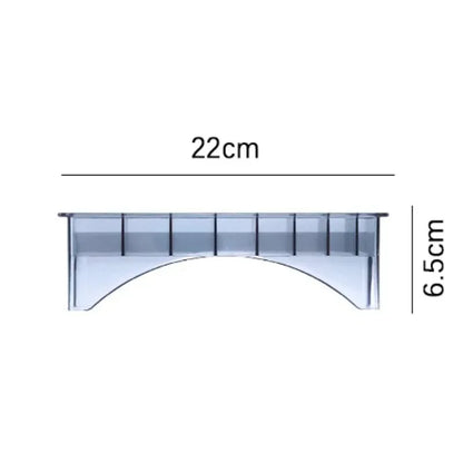8-Slot Hair Clipper Guard Storage Box – Universal Guide Comb Organizer