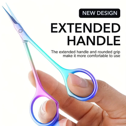 TRUZENIC Stainless Steel Manicure Scissors – Nail Care and Cuticle Trimming Tool