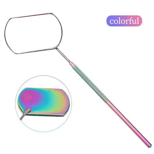 TRUZENIC Lash Extension Mirror – Long Handle Precision Eyelash Tool