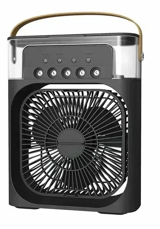 Portable Air Cooler – Mini Fan, Humidifier & LED Night Light for Home or Office Use-TRUZENIC