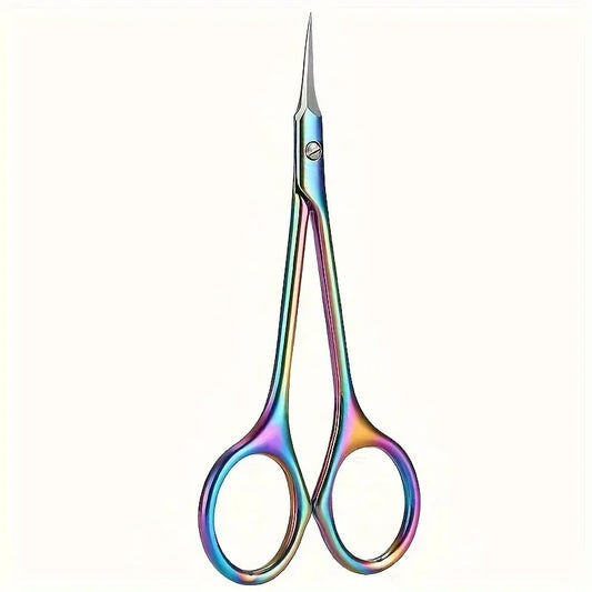 TRUZENIC Stainless Steel Manicure Scissors – Nail Care and Cuticle Trimming Tool