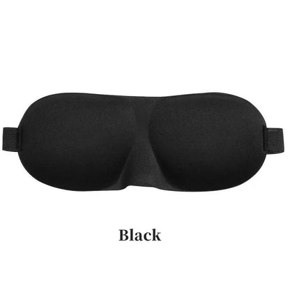 Soft Padded Sleep Mask – Light-Blocking Eye Cover for Rest, Travel, and Relaxation-TRUZENIC