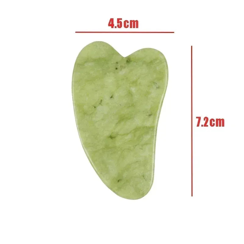 Natural Jade Roller, Double-End Facial Massage Tool for Face, Body, and Foot Care-TRUZENIC